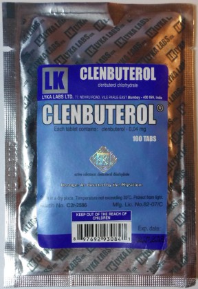 Clenbuterol Lyka Labs 40mcg (100 tab)
