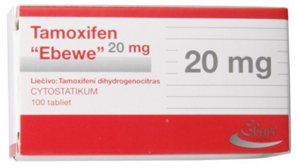 Tamoxifene citrate Ebewe 20 mg (100 tab)